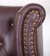 Каминное кожаное кресло Royal Brown